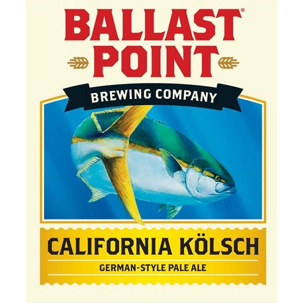 Ballast Point California Kölsch Pale Ale Beer Keg 5/15.5Gal