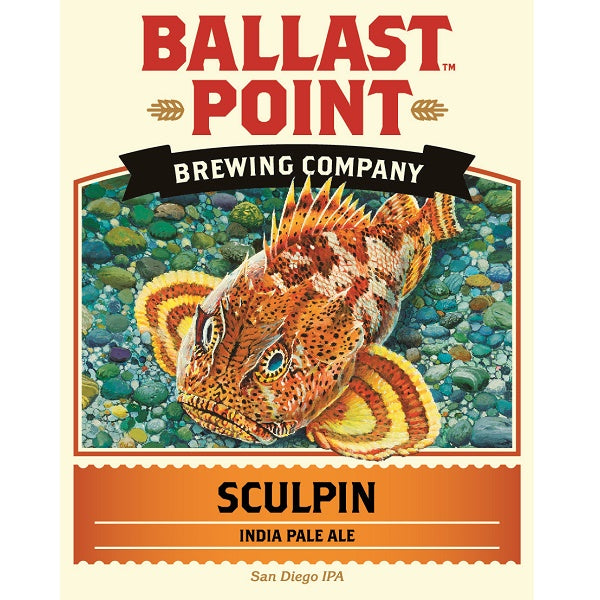 Ballast Point Sculpin IPA Beer Keg 5/15.5Gal