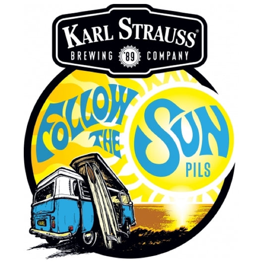 Karl Strauss Follow The Sun Pilsner Beer Keg 5Gal