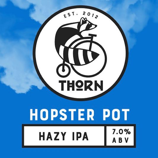 Thorn Hopster Pot Hazy IPA Beer Keg 5Gal