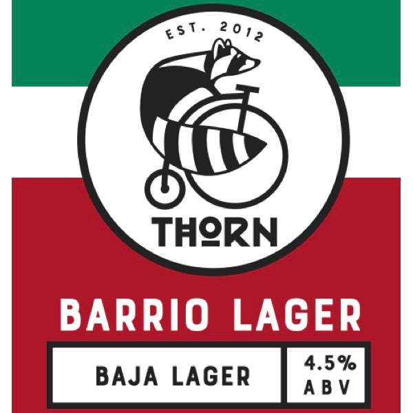 Thorn Barrio Lager Beer Keg 5/15.5Gal